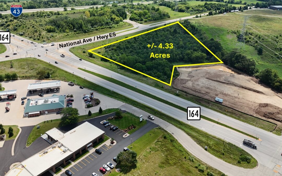 +/- 4.33 Acres on the Corner of Hwy 164 and National Avenue, Big Bend, WI 53103